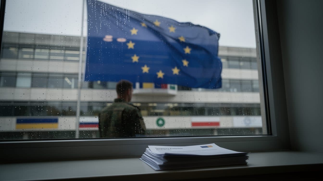 Ministros del Interior de la UE consideran excluir a hombres ucranianos en edad de servicio militar de la protección temporal