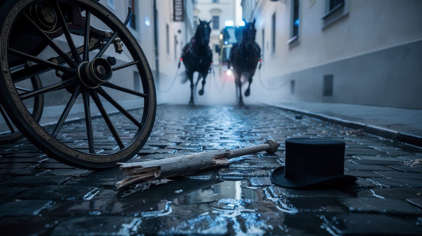 Accidente de coche de caballos en Viena: cochero y dos pasajeros heridos, caballos huyen