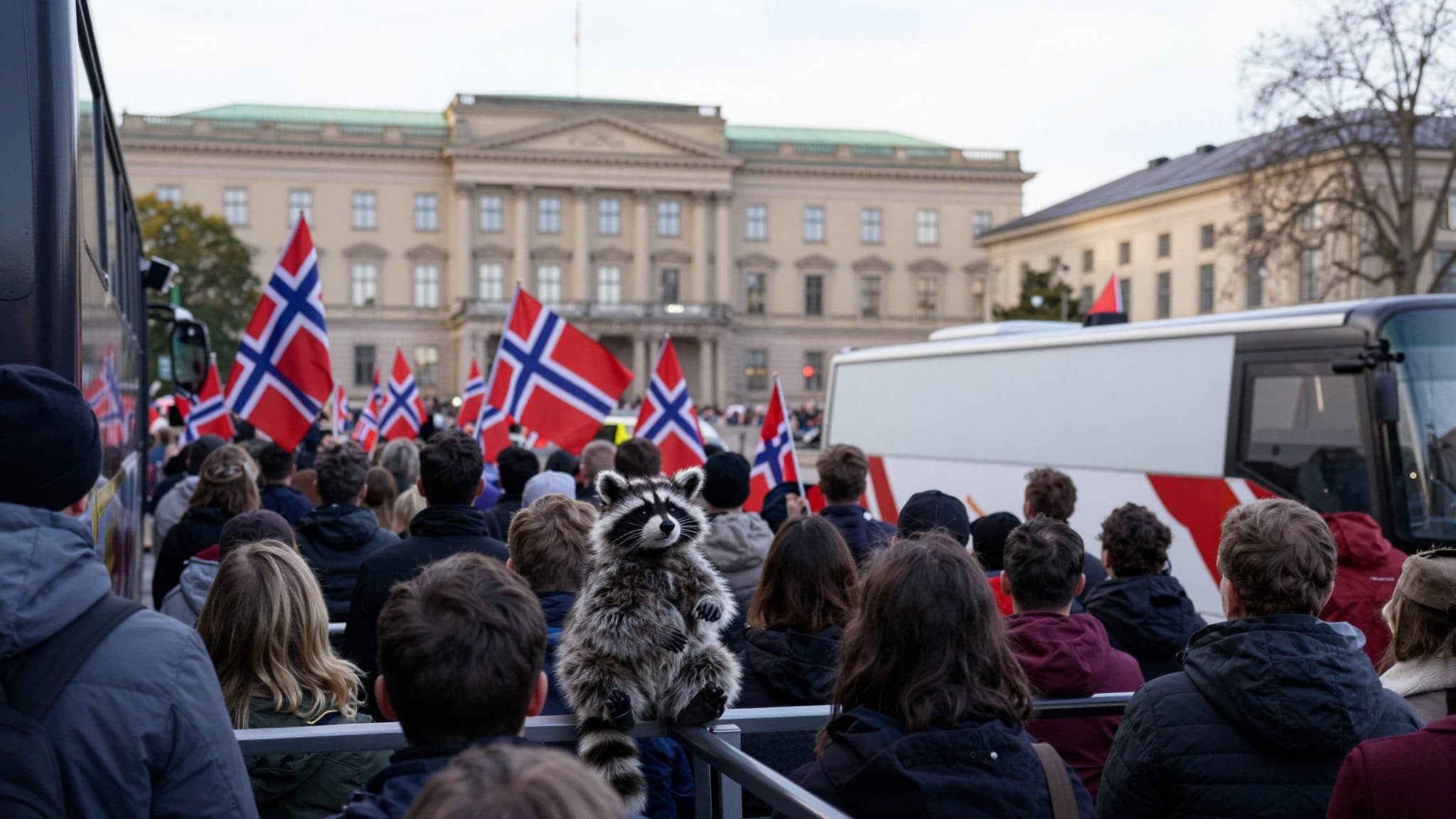 Haaland y el mapache: un souvenir de Texas se convierte en el éxito de la vuelta a casa a Oslo