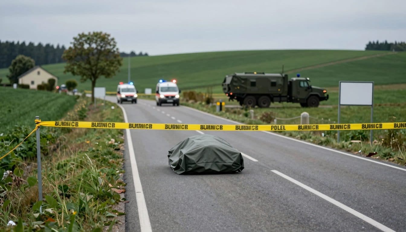 Motociclista muere al colisionar con un Unimog del Ejército Federal en Wiesmath