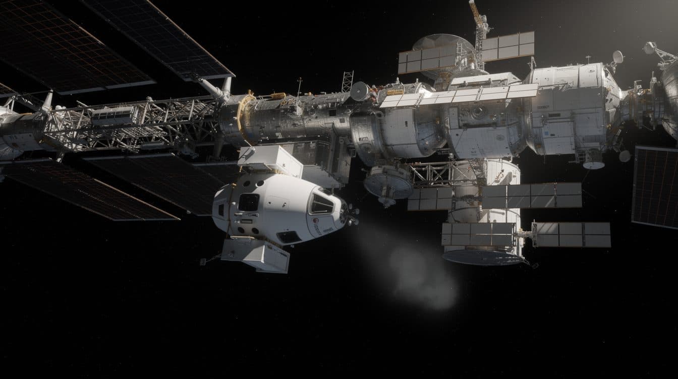 Fugas de aire en la ISS: la tripulación 12 tuvo que refugiarse temporalmente en la cápsula Dragon