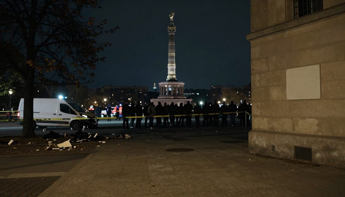 Un coche arrolla a una multitud en el Tiergarten de Berlín: una muerta, decenas de heridos, islamista prófugo