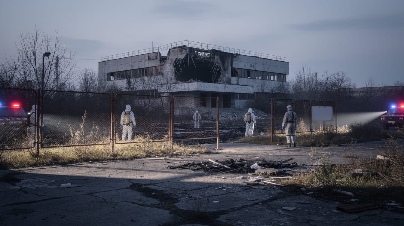 Dron ruso impacta almacén de combustible nuclear gastado cerca de Chernóbil