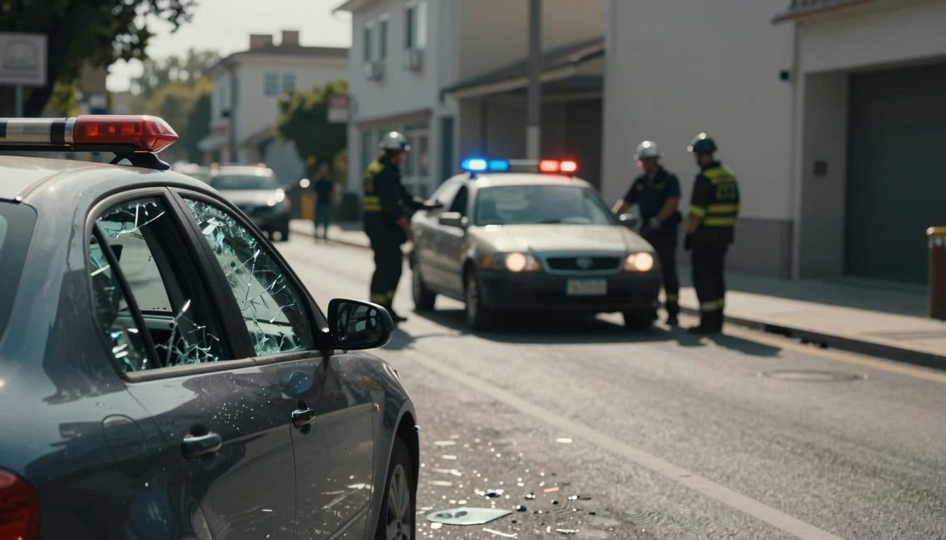 Niño pequeño liberado de un coche cerrado en Riedlingsdorf tras la rotura de una ventanilla lateral por los equipos de rescate