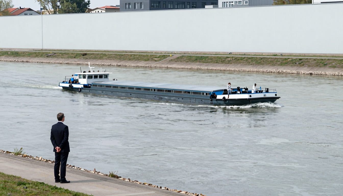 Nivel bajo de agua en las vías fluviales frena la recuperación de la economía alemana