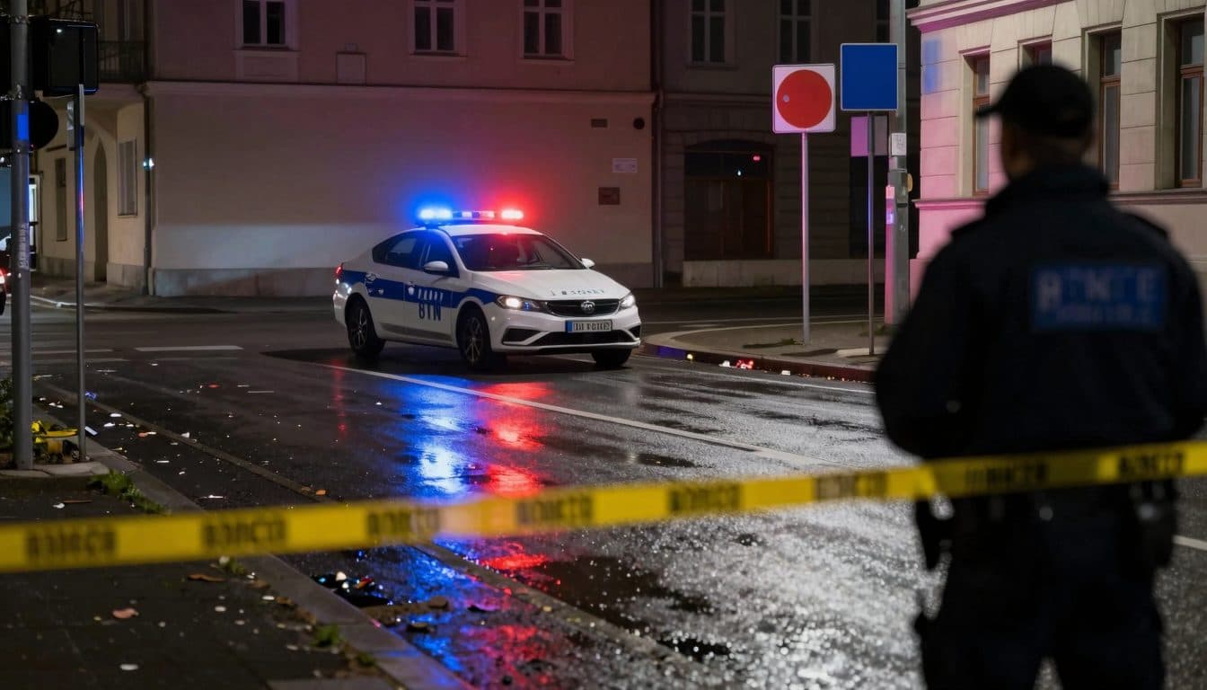 Un joven de 24 años bajo los efectos de la cocaína huye de la policía en Viena y embiste un coche patrulla