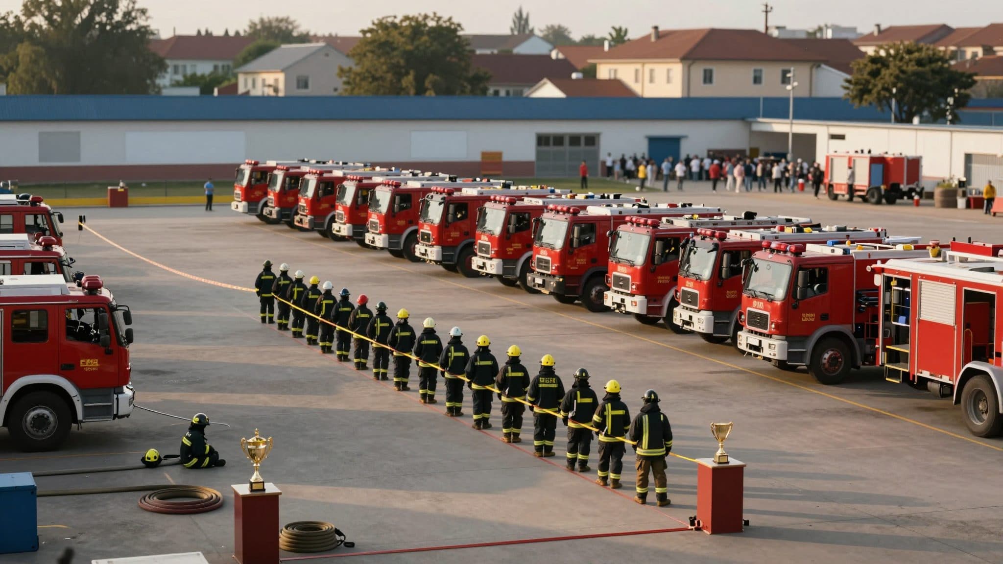 1.139 grupos de competición en Zistersdorf: las competiciones bomberiles estatales culminan con la Fire-Cup