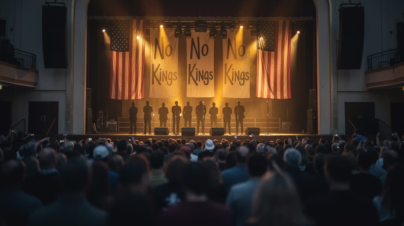 Celebridades de EE. UU. protestan con un concierto en Nueva York contra la política de Trump