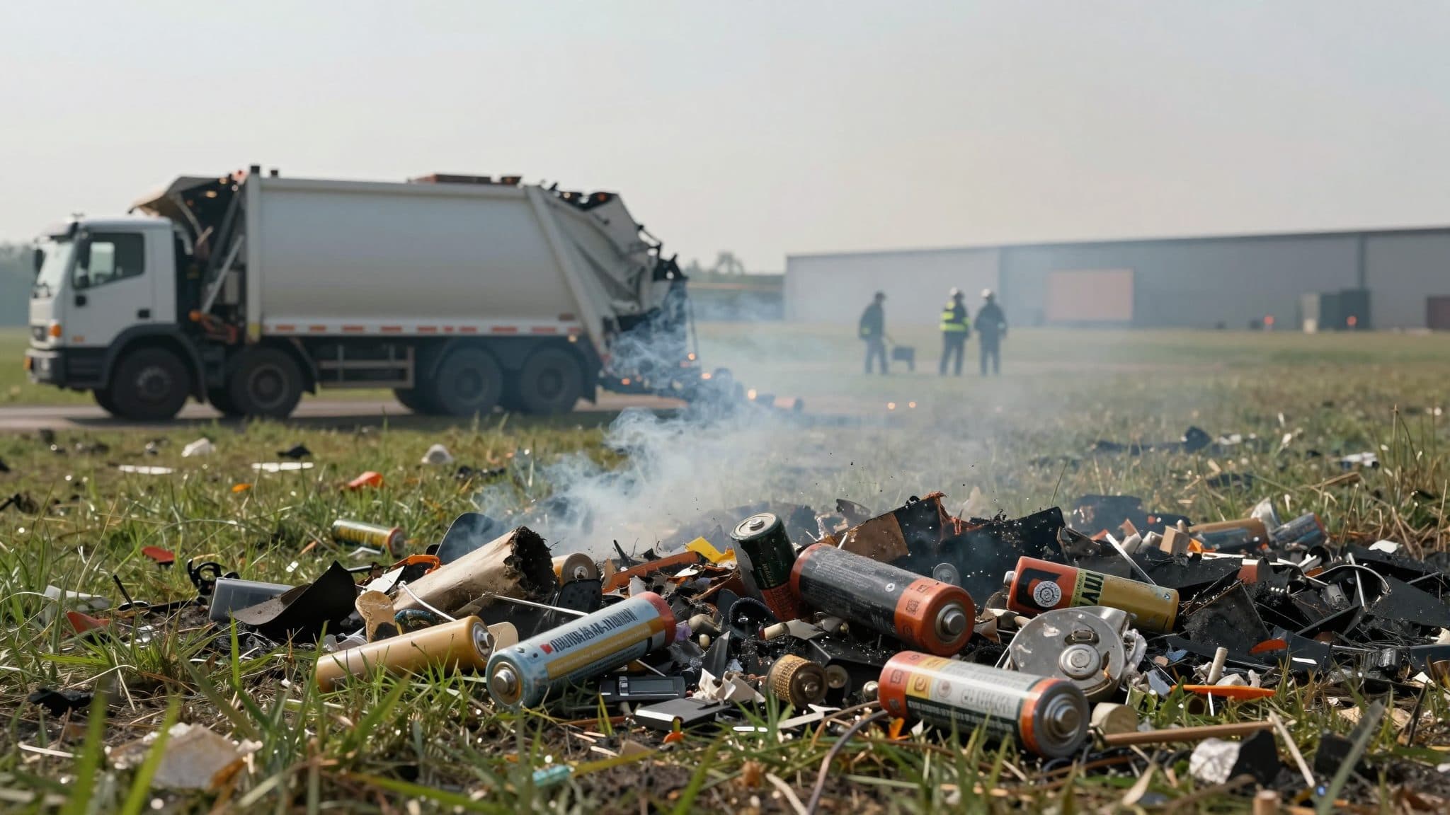 Batería mal desechada provoca una llamarada en un camión de basura en Carintia