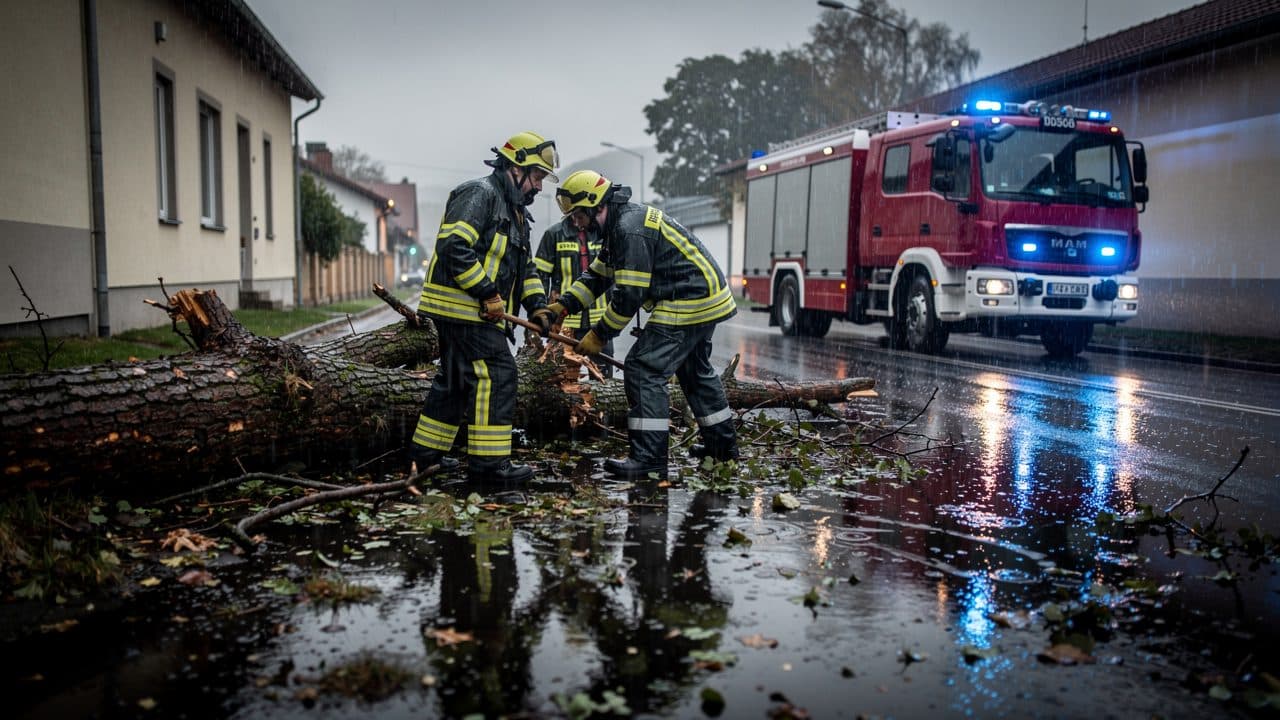 Tormentas en Baja Austria y Burgenland: Más de 140 intervenciones de bomberos tras una fuerte tormenta