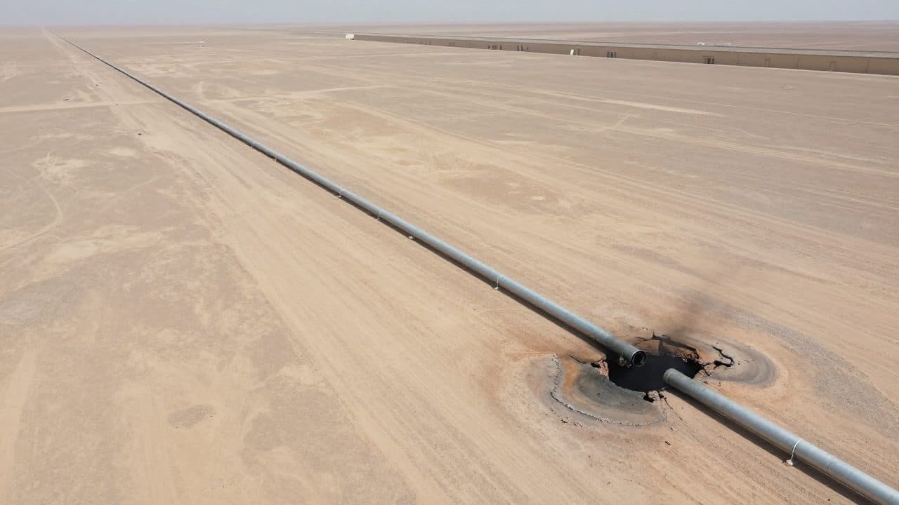 Ataques con drones al oleoducto este-oeste de Arabia Saudí paralizan una importante ruta de exportación