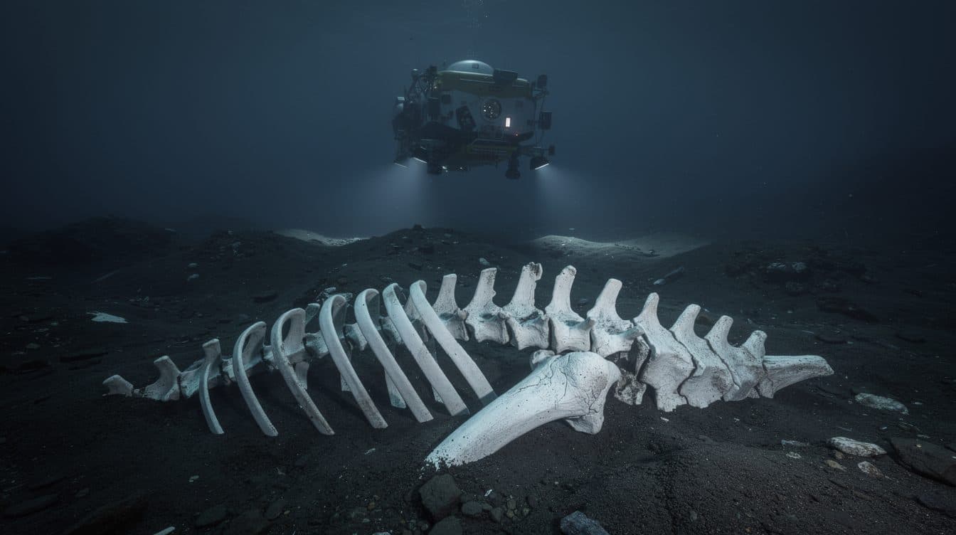 Investigadores descubren el cementerio de ballenas más profundo del mundo en el océano Índico