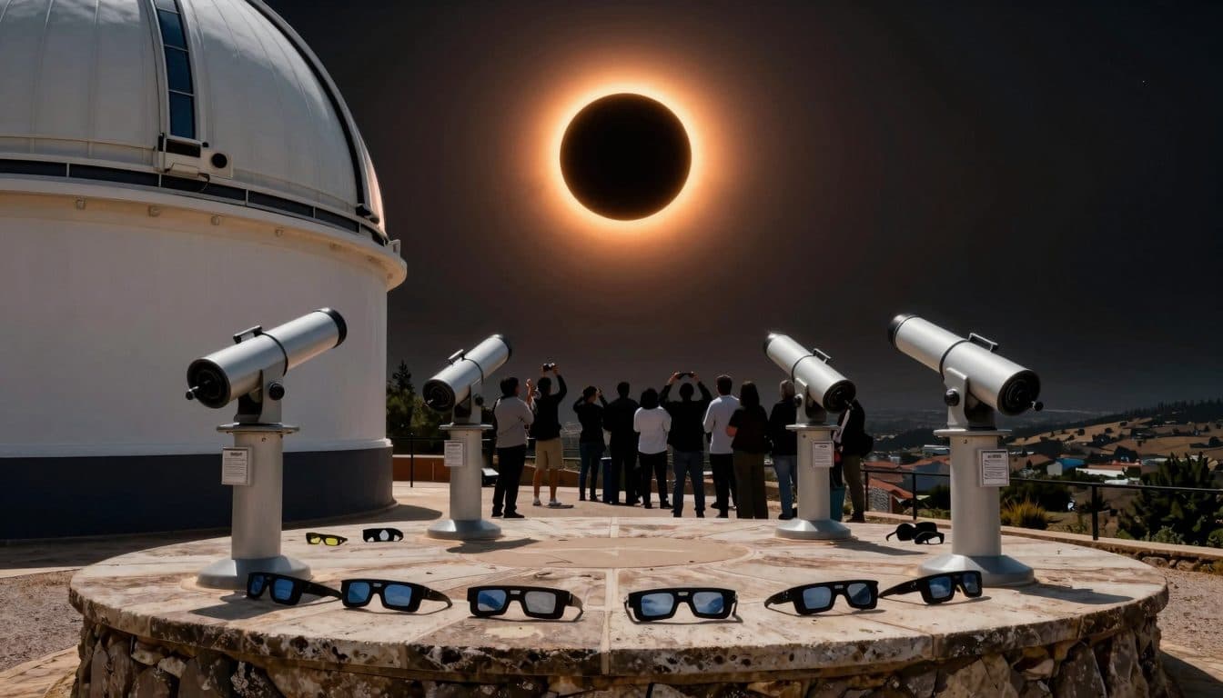 Un eclipse solar total oscurece el cielo sobre España mientras observadores de toda Europa contemplan el espectáculo