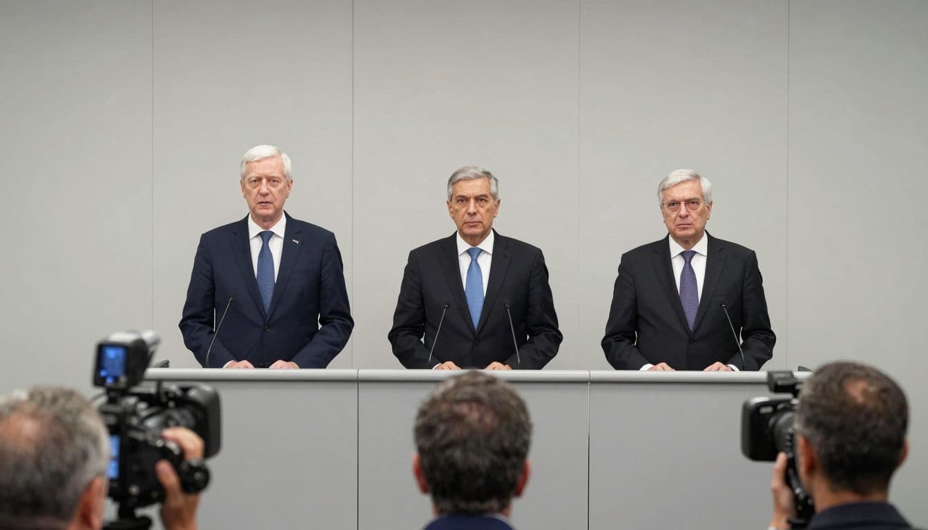 Merz ante un otoño difícil: líderes de CDU, SPD y CSU se presentan ante la prensa