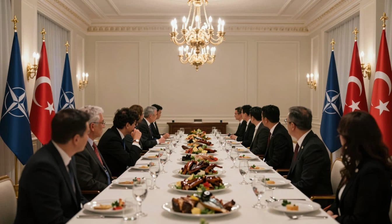 Merz y su esposa mantienen una larga conversación con Trump en la cena de la OTAN