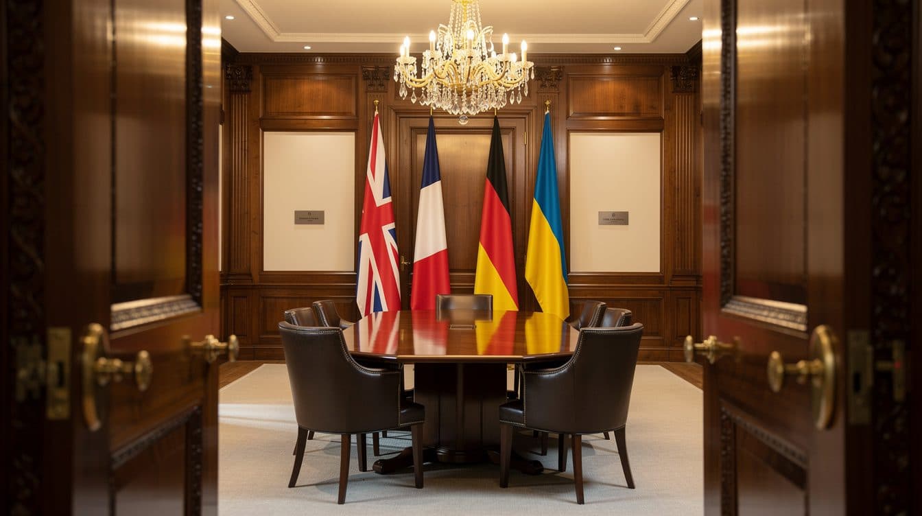 Europeos buscan en Londres su propia línea de negociación con Rusia