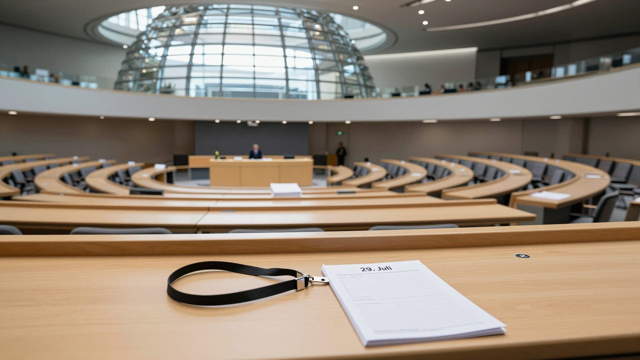 Merz anuncia sesión extraordinaria del grupo parlamentario de la Unión el 29 de julio sobre la sucesión de Spahn