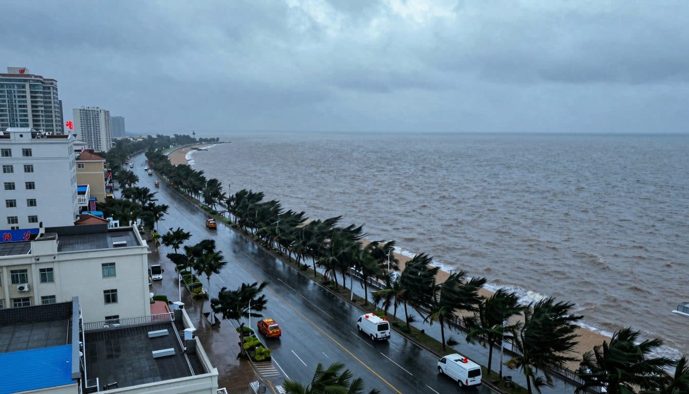 Tifón "Bavi" golpea la costa este de China – autoridades evacúan a unos 1,8 millones de personas