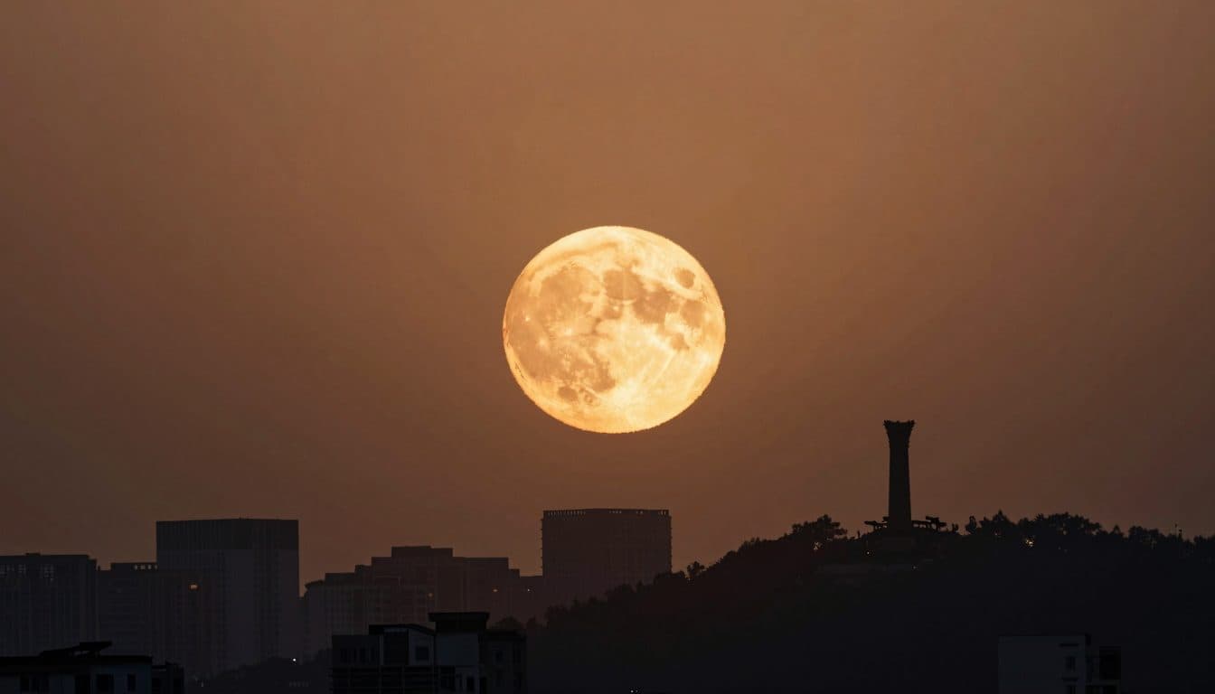 La Luna de Fresa ilumina sobre Alemania: una luna llena de junio abre el verano