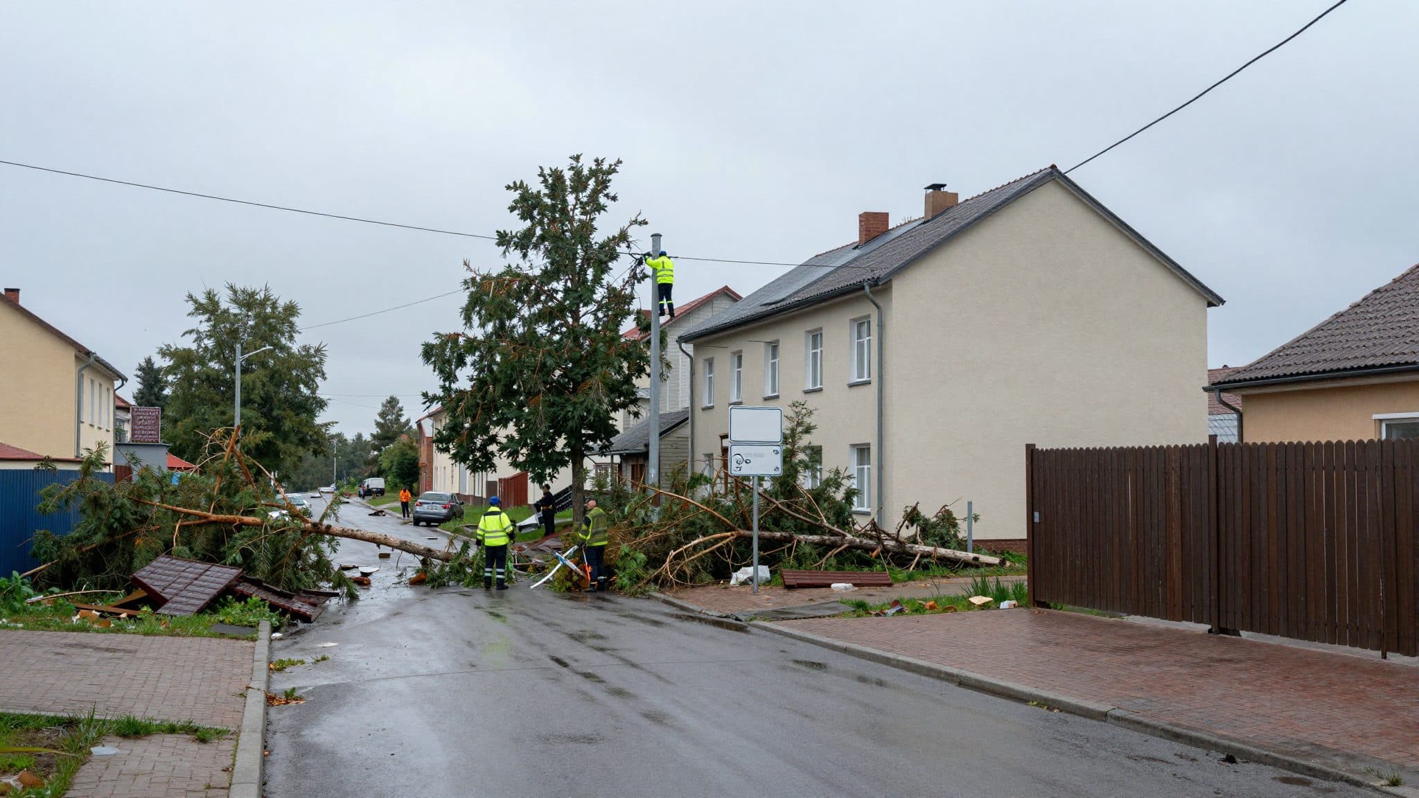 Fuertes tormentas en el Báltico: varios muertos y cientos de miles sin electricidad