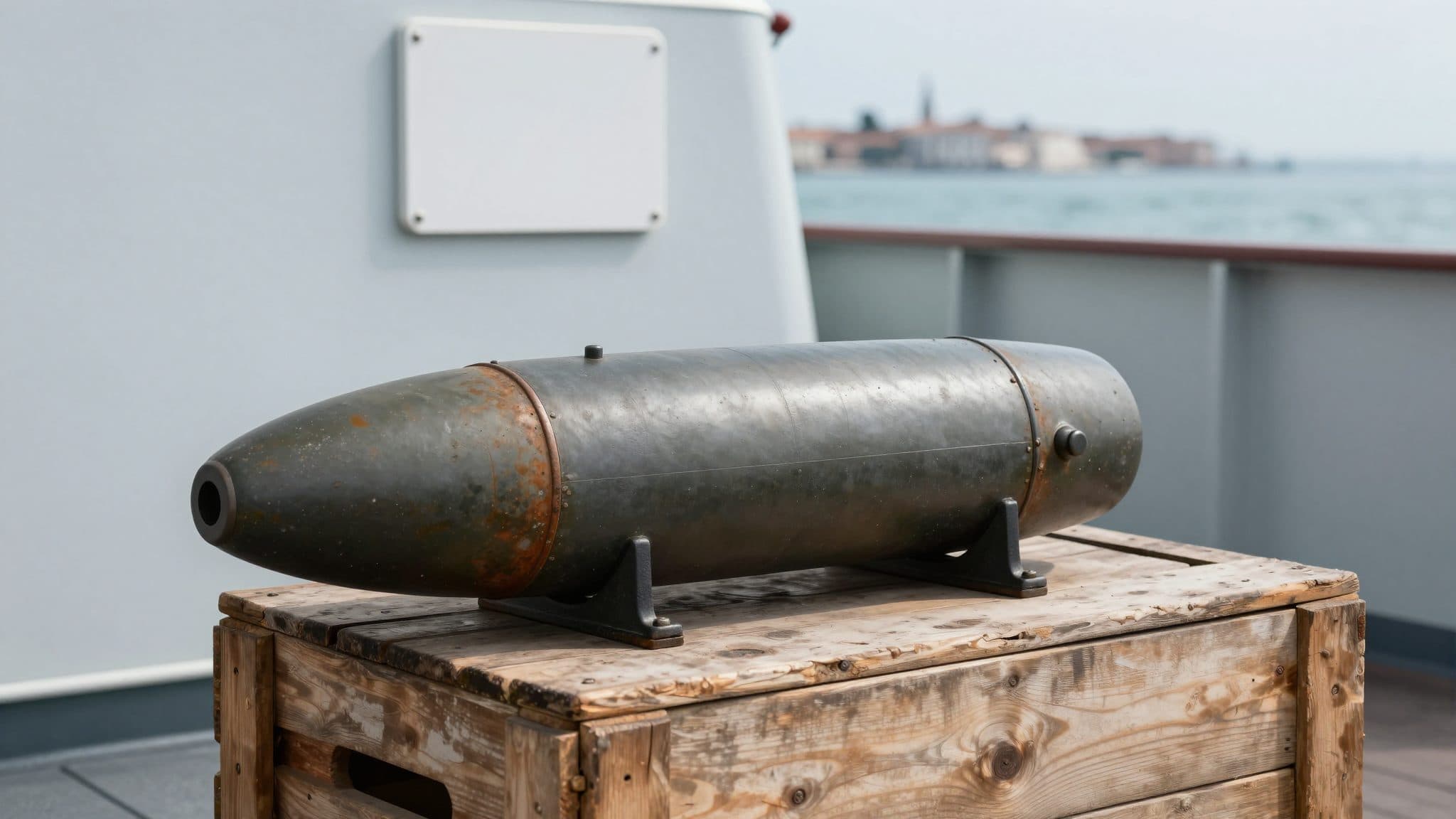 Buzos de la Guardia di Finanza recuperan presunto material bélico frente a la costa adriática italiana