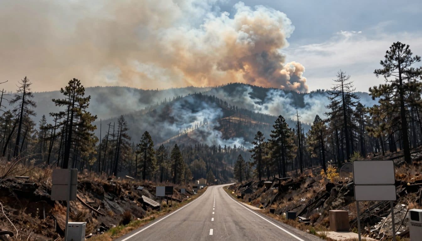 Incendio forestal en el sur de Francia obliga a disputar una etapa del Tour sin público