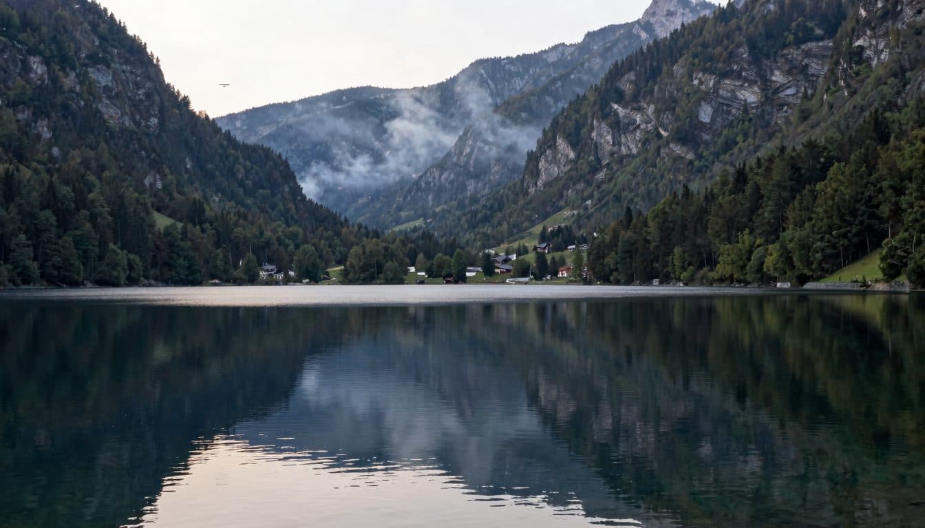 Incendios forestales en Italia: aviones cisterna repostan agua en el lago Weissensee en Carintia