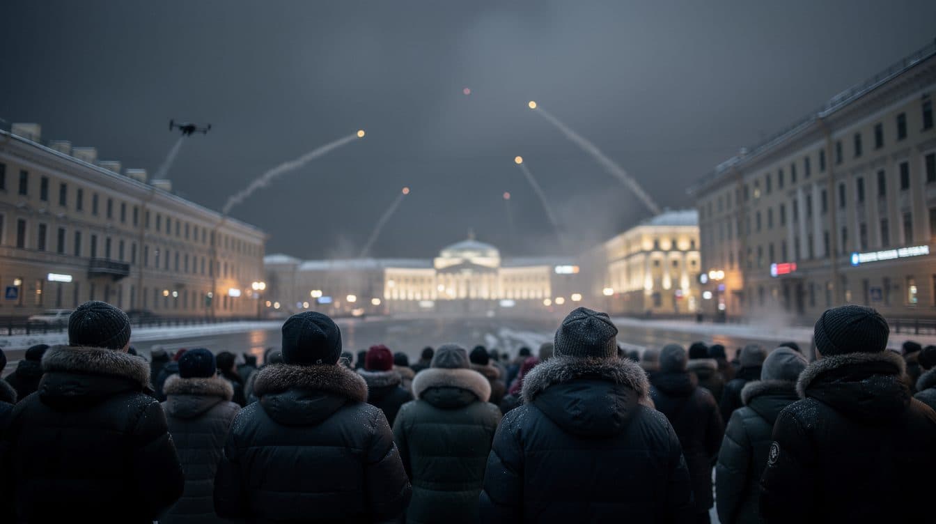 Drones ucranianas interrumpen el foro económico de Putin en San Petersburgo