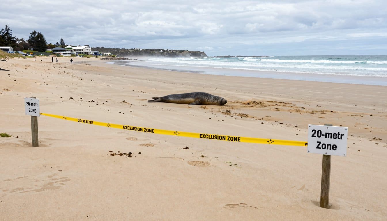 Autoridades australianas piden a los fans de Neil, la foca elefante, que le den espacio