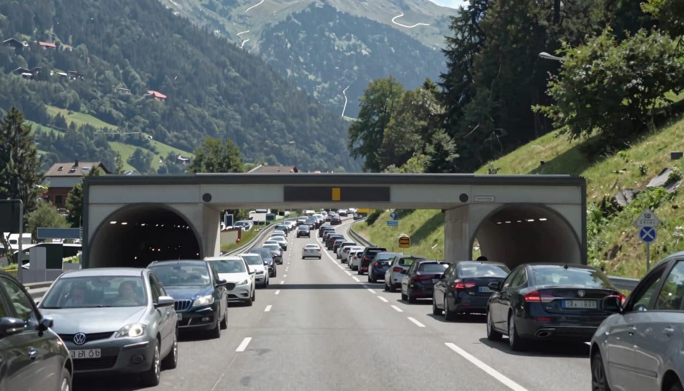 El intenso tráfico de viaje provoca el sábado largas retenciones en las autopistas del sur de Estiria y Tirol