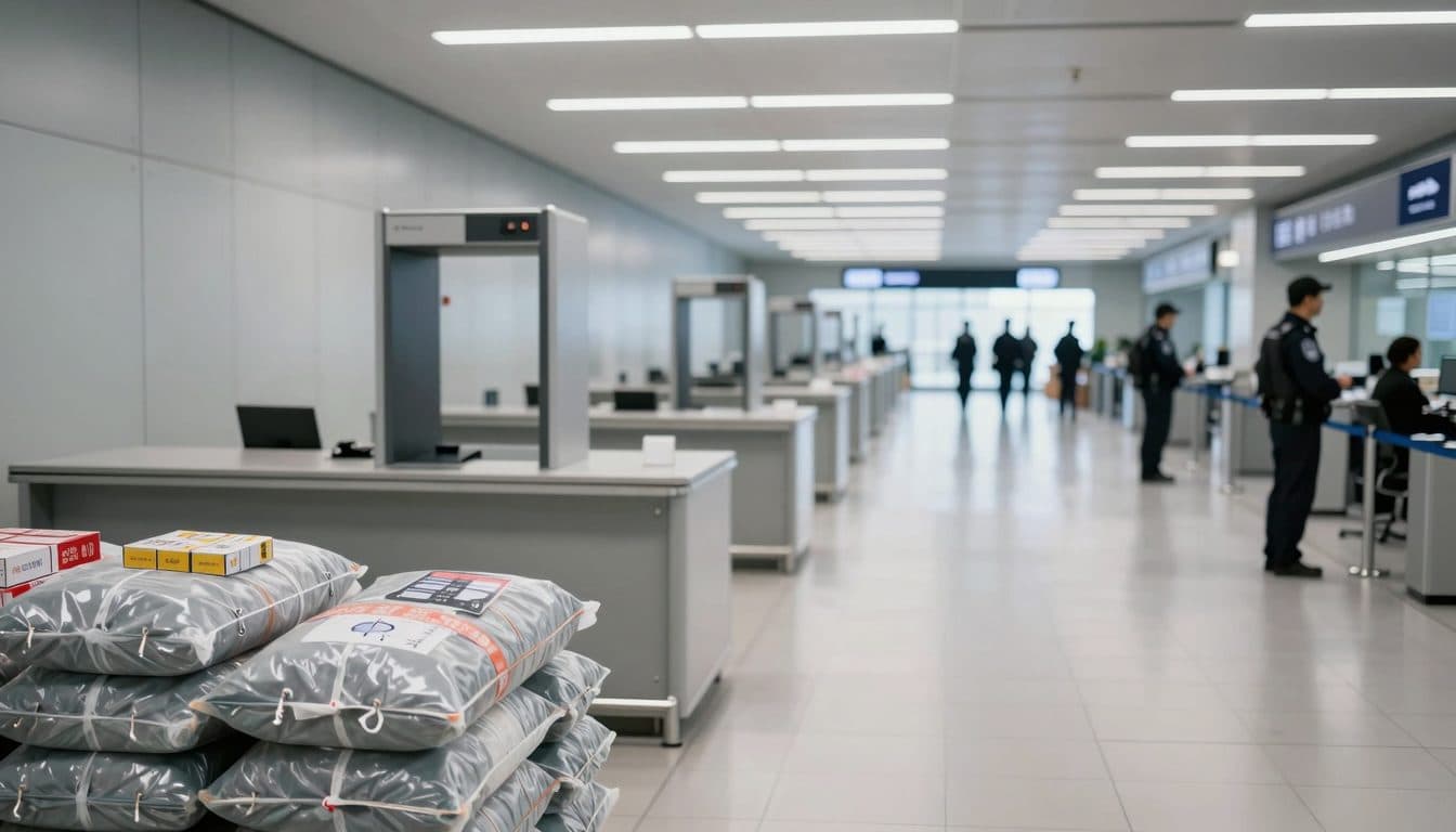 La aduana del aeropuerto de Viena registra 5.003 interceptaciones en 2025