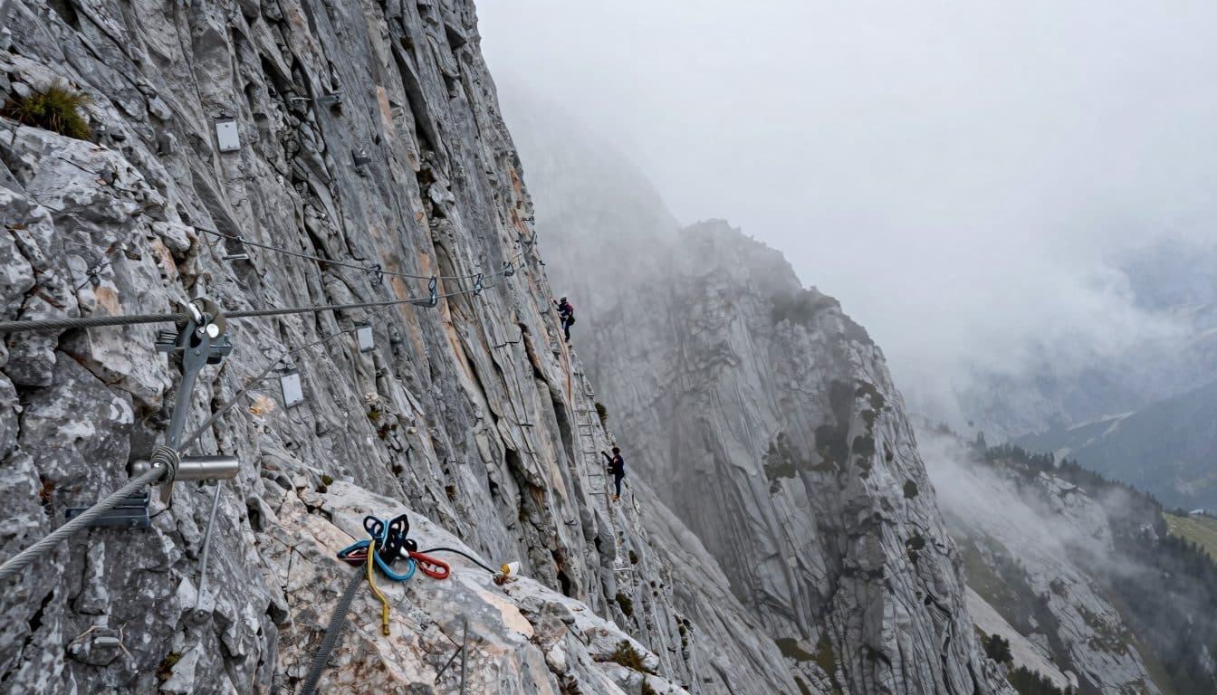 Un turista alemán muere al caer 100 metros en la vía ferrata Mindelheimer, en la frontera entre Austria y Alemania