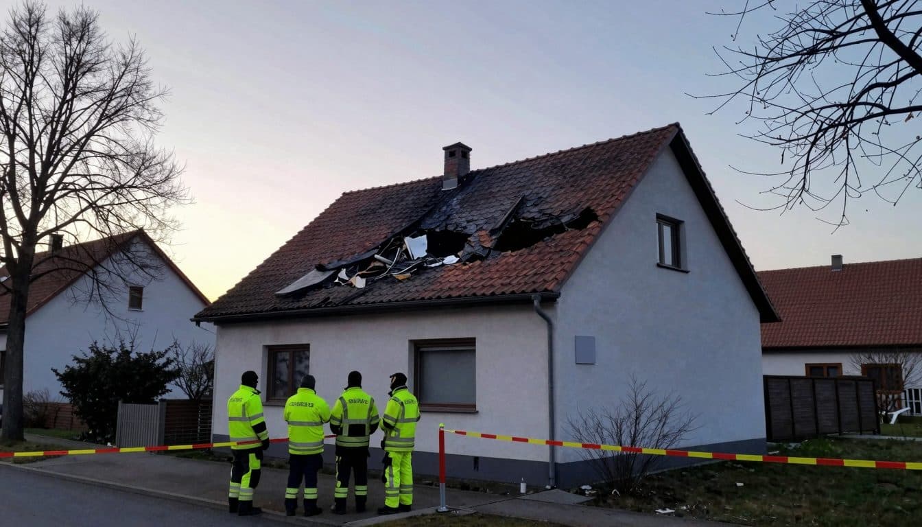 Dos muertos al estrellarse una avioneta contra una casa en Ganderkesee, Baja Sajonia
