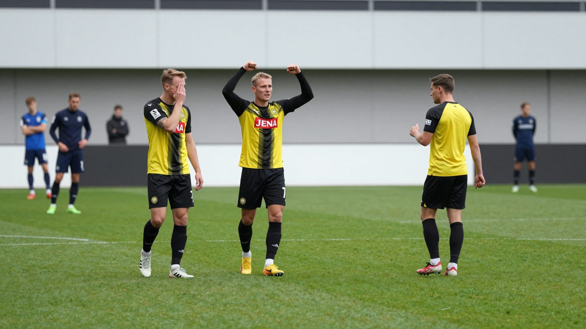 SV Darmstadt 98 celebra una victoria de trabajo ante el equipo de cuarta división Carl Zeiss Jena