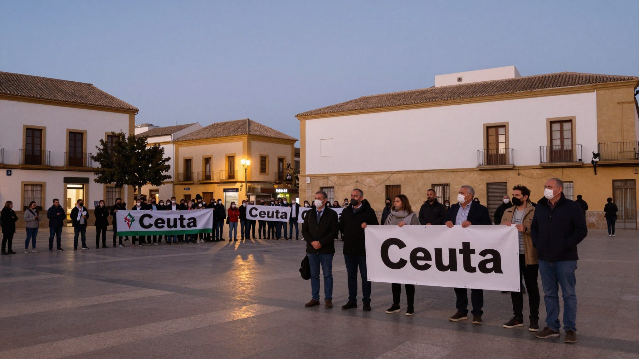 Concentraciones de solidaridad en España: las asociaciones municipales respaldan a Ceuta