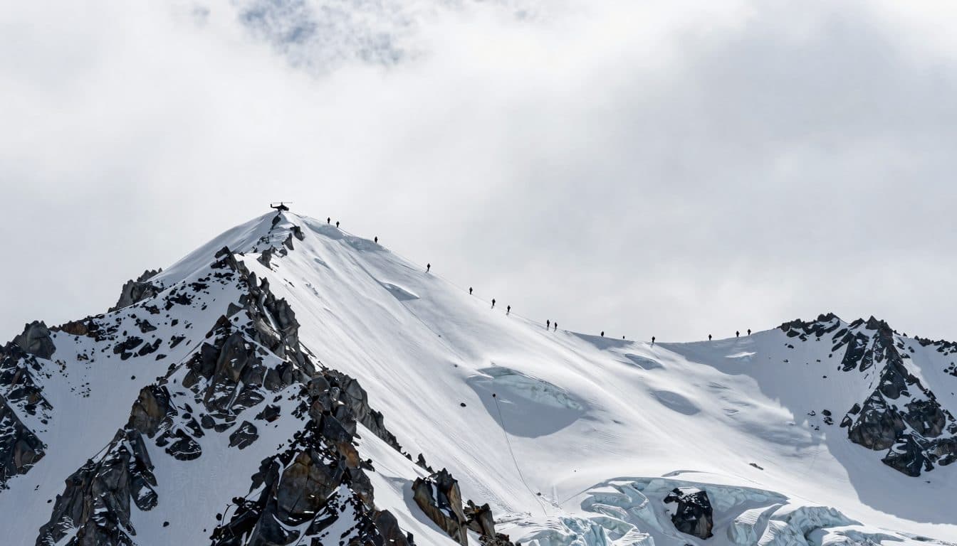 Accidente mortal en la Wildspitze: un hombre de 63 años cae 200 metros