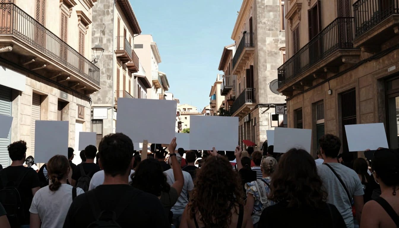 Mallorca: Protesta contra el turismo de masas en Palma