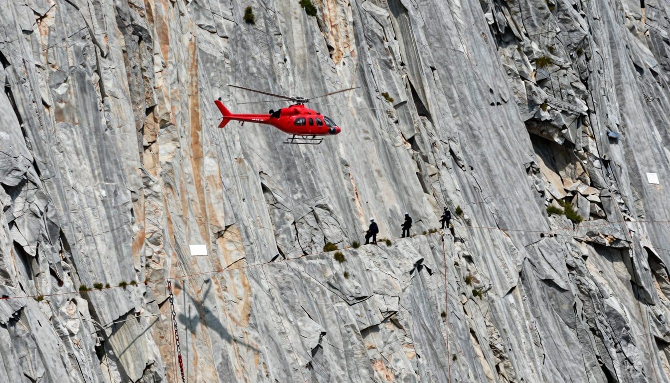 Escaladora cae ocho metros sobre la cuerda en el Wilder Kaiser y es rescatada en helicóptero