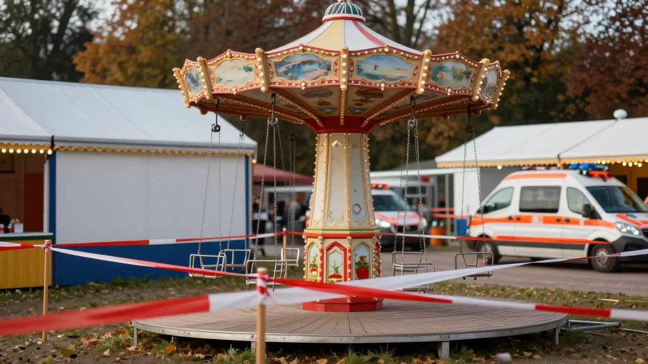 Empleado reanimado en el barco columpio de la Wiesn: la Policía no ve peligro para los pasajeros