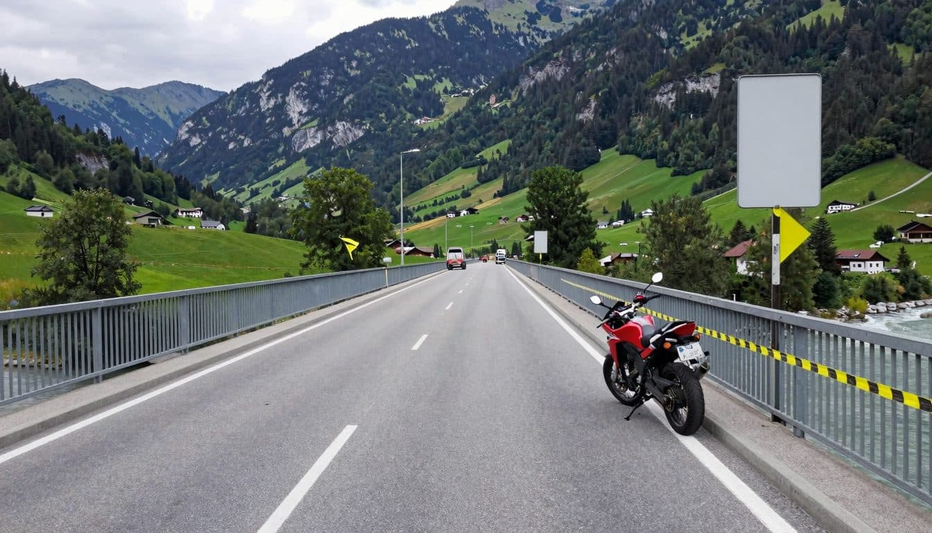 Un hombre de 67 años muere en un accidente de motocicleta en la L200 en Andelsbuch