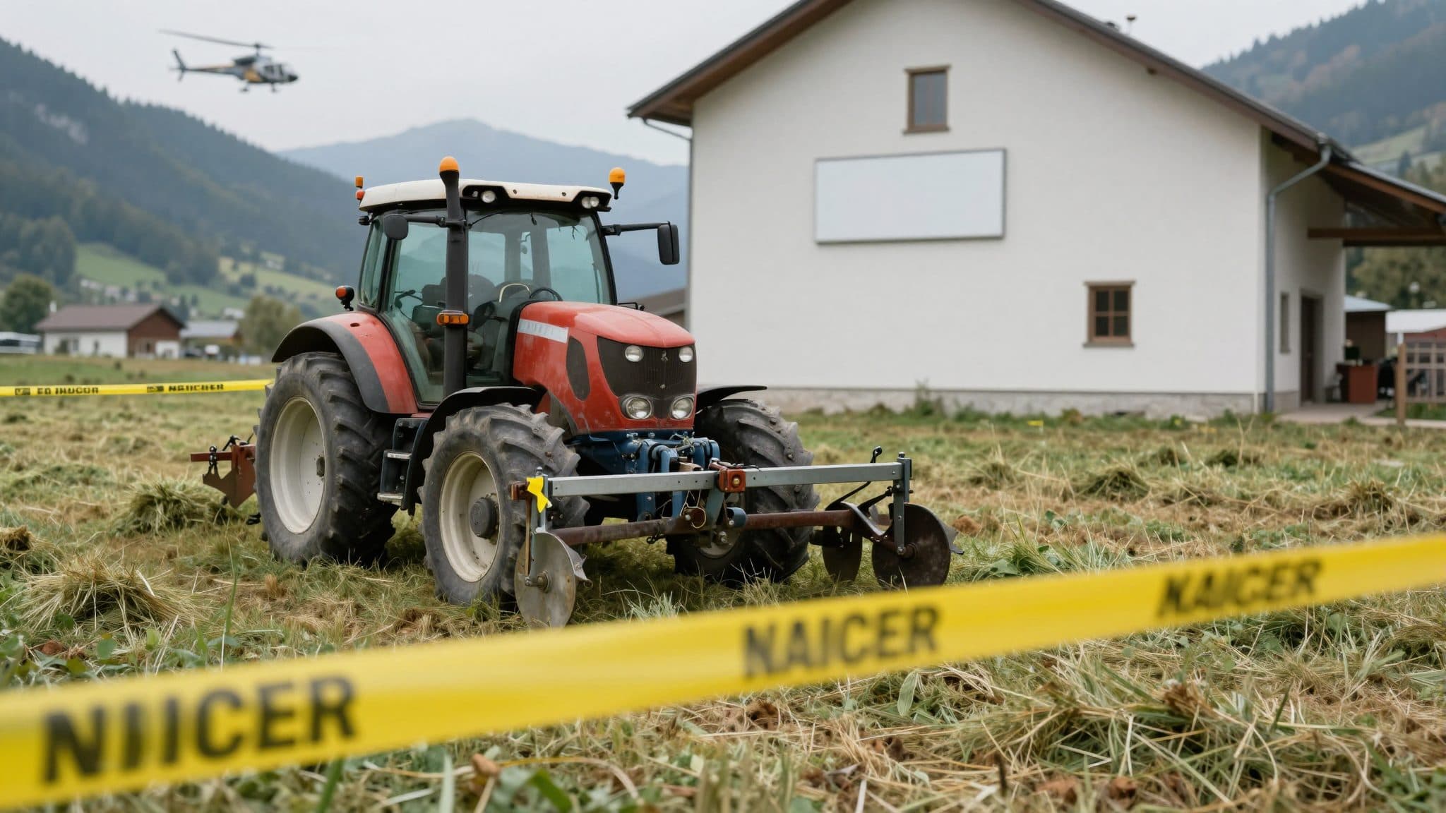 Un hombre de 82 años queda atrapado en una henificadora rotativa durante trabajos de heno – Peligro de muerte