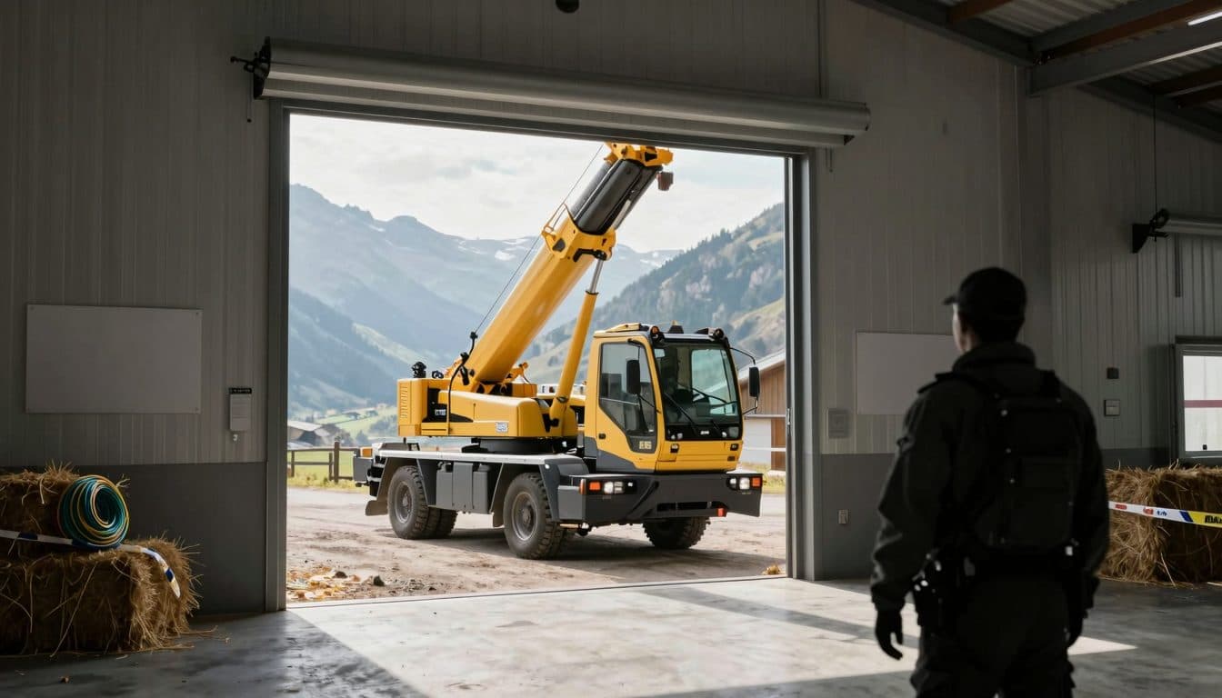 Accidente laboral en el Pitztal: un hombre de 37 años cae ocho metros desde la cabina de una grúa