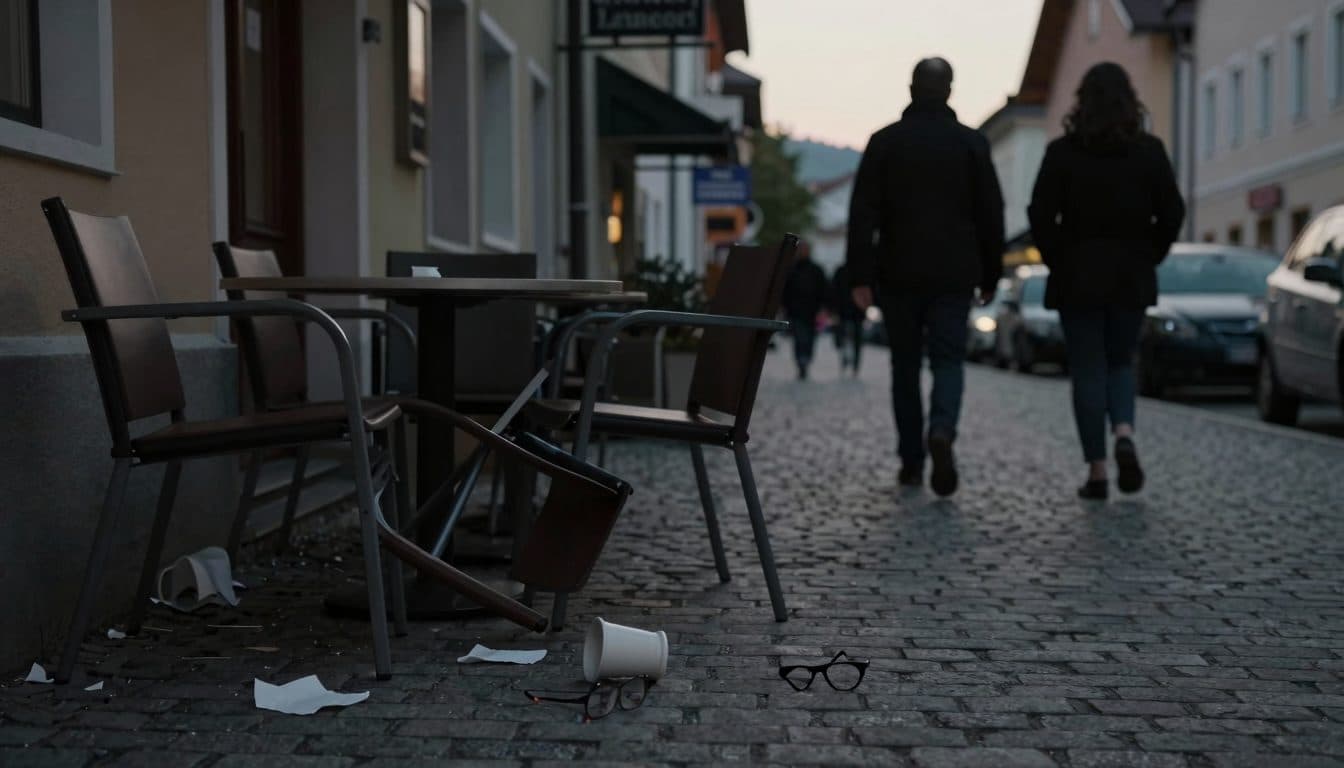 Salvados de un salto: un conductor arremetió contra clientes de un local en Alta Austria
