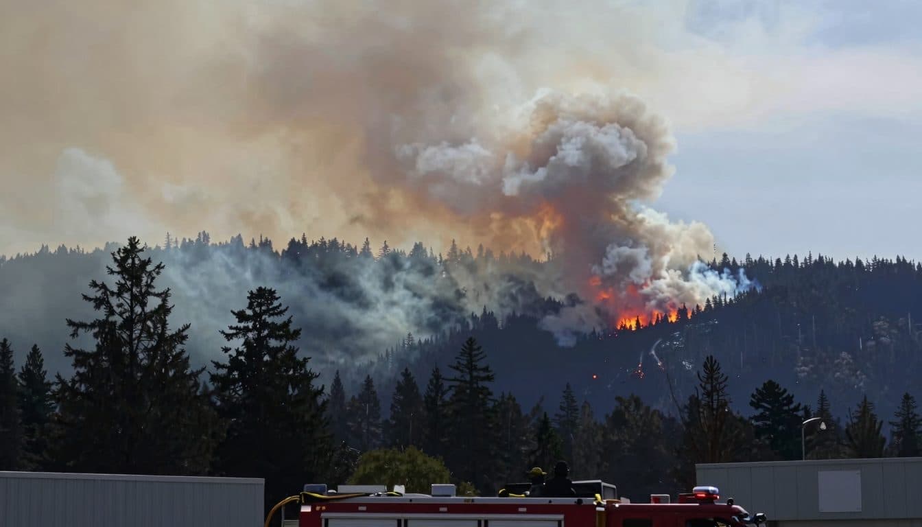 Primera víctima mortal por los incendios forestales en la provincia canadiense de British Columbia