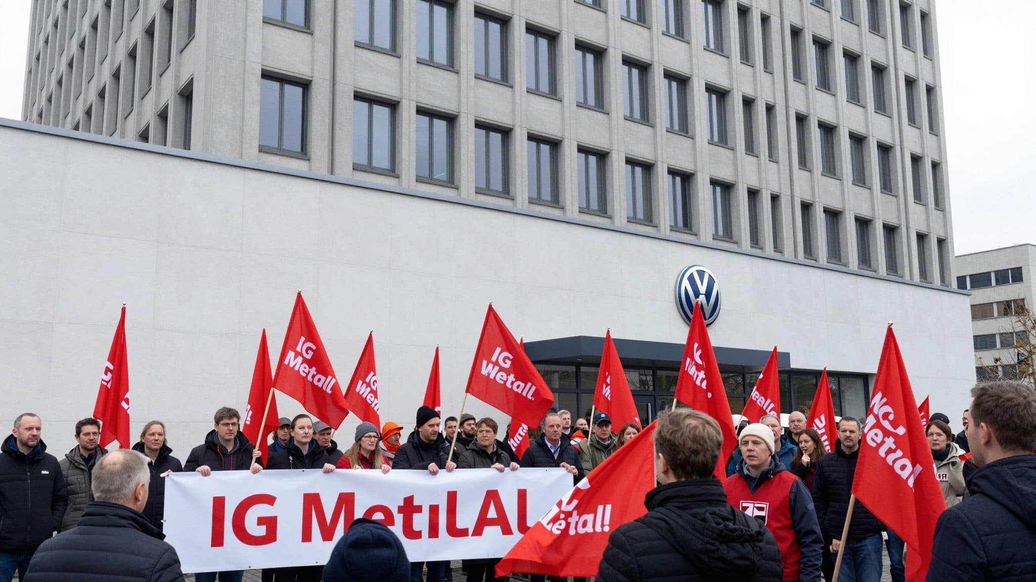 IG Metall convoca una jornada de protesta nacional en Volkswagen
