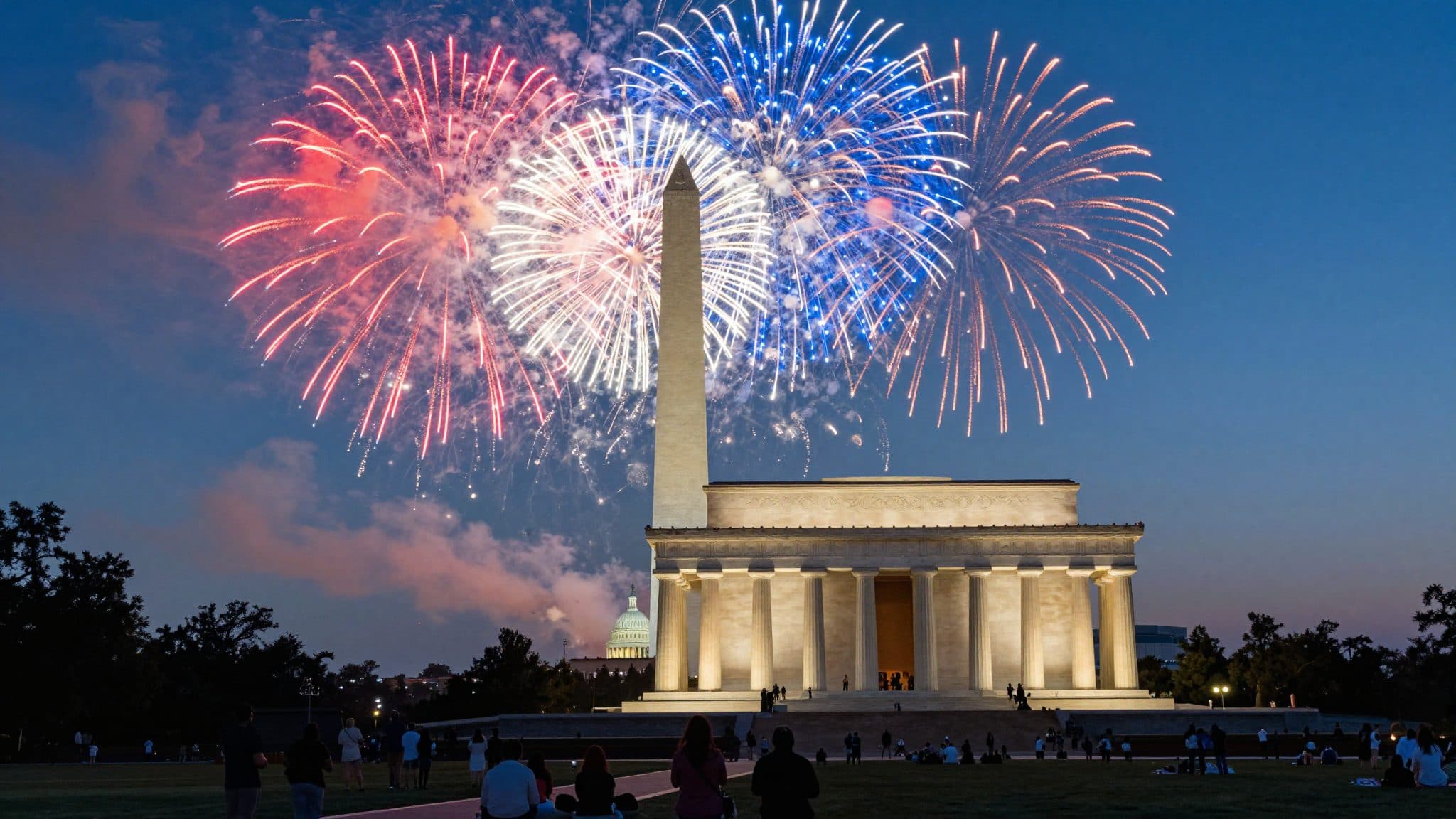 EE. UU. celebra 250 años de independencia con un gran espectáculo de fuegos artificiales y congratulaciones políticas desde Alemania