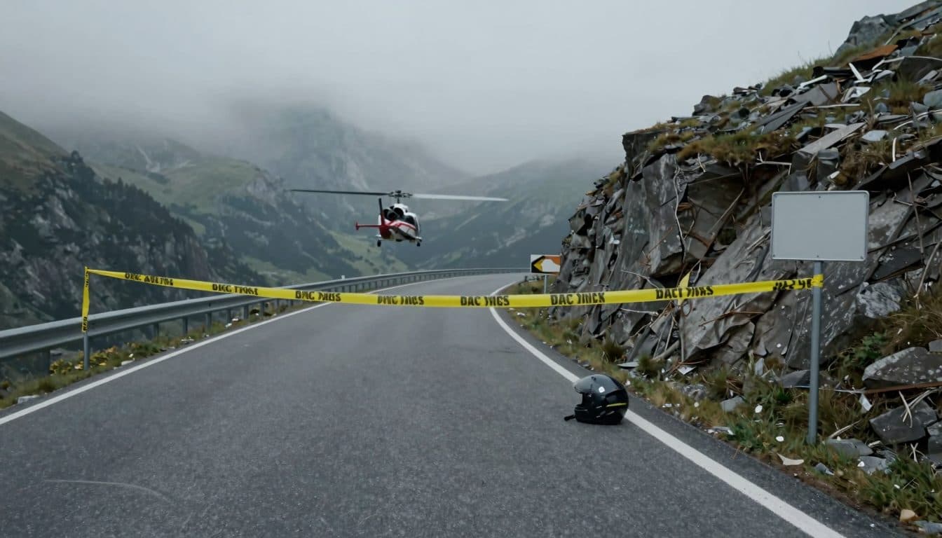 Hombre de 60 años de Tirol muere en accidente de motocicleta en la Katschbergstraße en Hüttau