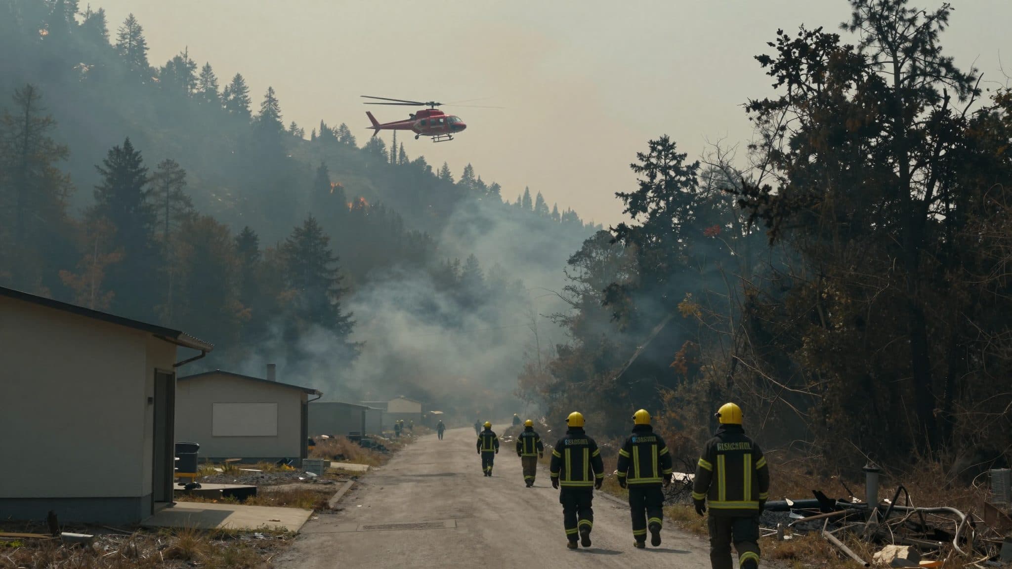 Gran despliegue en el Gaisbachtal: el incendio forestal cerca de Scheffau mantiene en alerta a los bomberos