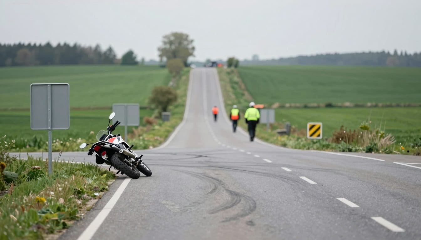 Motociclista de 77 años de Estiria sufre heridas potencialmente mortales en un accidente en Baja Austria