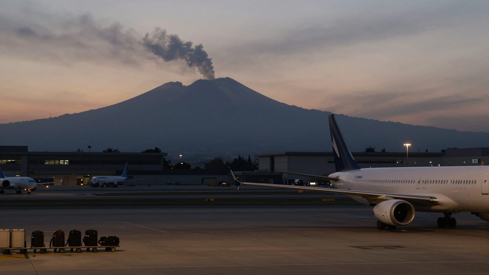 La erupción del Etna obliga a cerrar de nuevo el aeropuerto de Catania